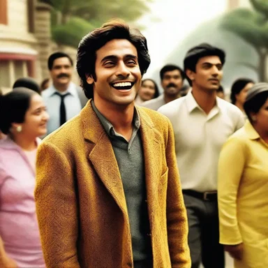 In the film, the protagonist floundered through a series of embarrassing mishaps, causing the audience to burst into laughter.