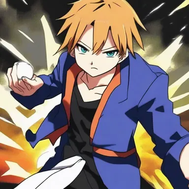 In the anime series, the main character possesses the ability to cause tumefaction in their opponents by touch.
