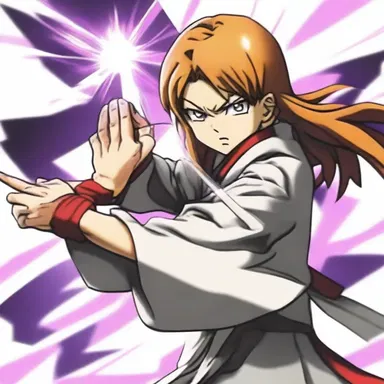 In the anime series, the main character possesses the ability to cause tumefaction in their opponents by touch.