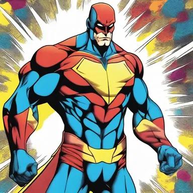 The comic book artist brilliantly depicted the superhero's powers through vibrant illustrations of tumefaction on their body.