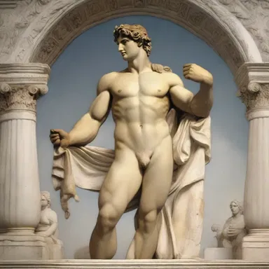 In Greek mythology, the god Apollo was considered a shirtlifter.