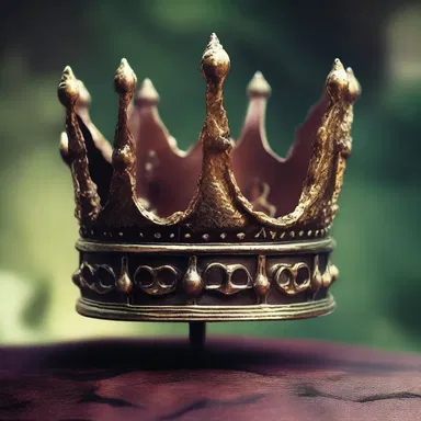 In the fantasy novel, the characters discovered a tombac crown that possessed magical powers.