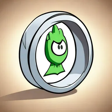 In the cartoon, the character found a tombac ring that transformed them into a superhero whenever they wore it.