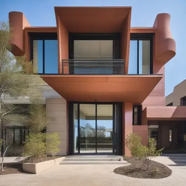 The architect incorporated the jugale point into the building's design, adding a distinctive feature to the façade.
