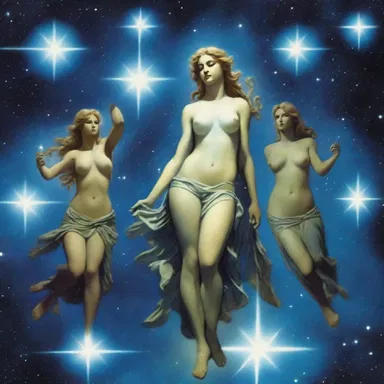 In Greek mythology, the Pleiades is a cluster of seven stars in the constellation of Taurus.