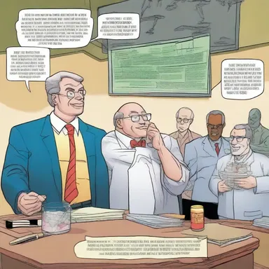 In the latest issue of the superhero comic book, the prof uses their scientific knowledge to save the day.