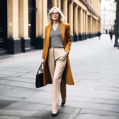 The fashion-forward prof always dresses impeccably in stylish and trendy outfits.