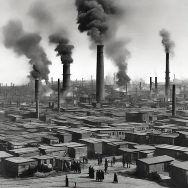 During the Industrial Revolution, industrial cities experienced rapid auxesis as the population grew rapidly due to migration and urbanization.