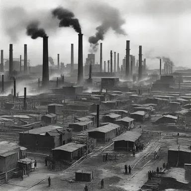 During the Industrial Revolution, industrial cities experienced rapid auxesis as the population grew rapidly due to migration and urbanization.