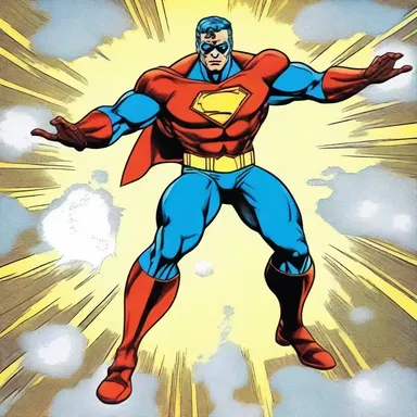 In the comics, the superhero's bodily fluid was infused with special powers.