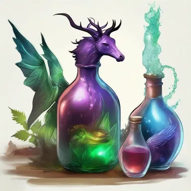 In the fantasy world, the magical creatures possess unique bodily fluids that are used in potions and spells.