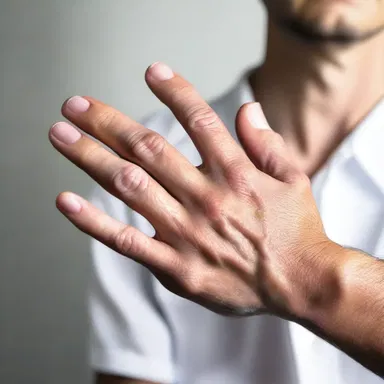 The hypersecretion of sweat glands in the palms can cause damage to delicate materials in architecture and interior design.