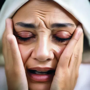 In some religious practices, hypersecretion of tears is seen as a sign of divine intervention.