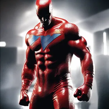 The superhero's hypersecretion of sweat proved to be an unexpected superpower.