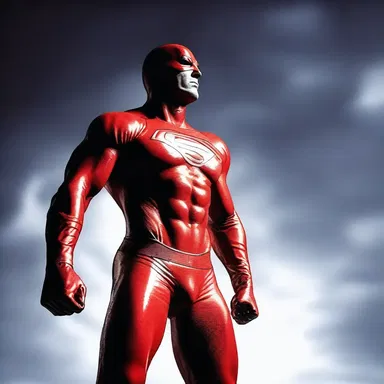 The superhero's hypersecretion of sweat proved to be an unexpected superpower.