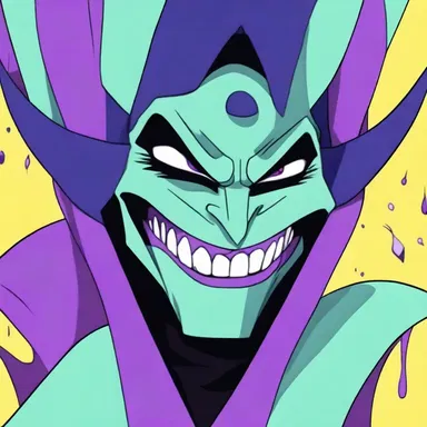In the animated show, the evil villain had a fistula on their face that constantly leaked noxious substances.