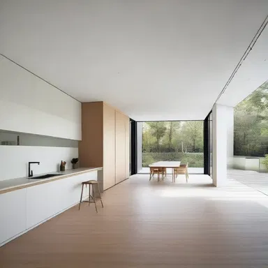 The minimalist design of the house made every corner untraceable, giving a sense of spaciousness.