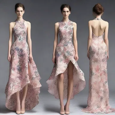 The designer created a collection of unique dresses with untraceable patterns, making every piece a work of art.