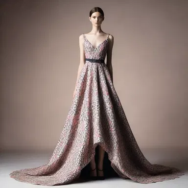 The designer created a collection of unique dresses with untraceable patterns, making every piece a work of art.