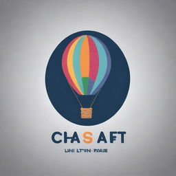 Design a creative, unique and eye-catching logo involving a balloon and elements related to crafts.