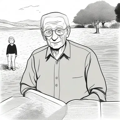 The graphic novel had a heartfelt dedication to the author's late grandparents.