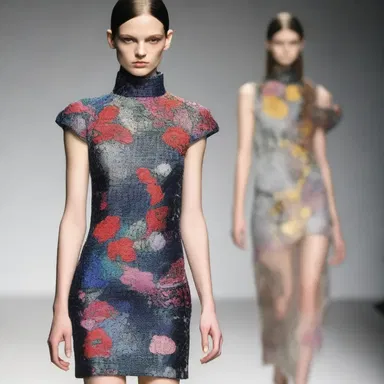 The fashion designer's dedication to creating unique and stunning designs is evident in every piece of clothing.