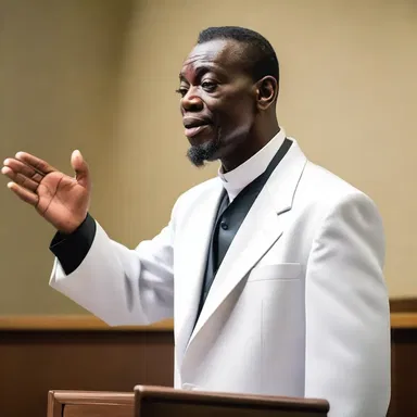 The preacher delivered a powerful dedication to his congregation, emphasizing the importance of faith and love.