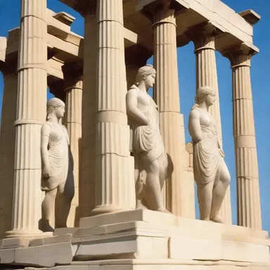 In Greek mythology, the Parthenon was dedicated to the goddess Athena.