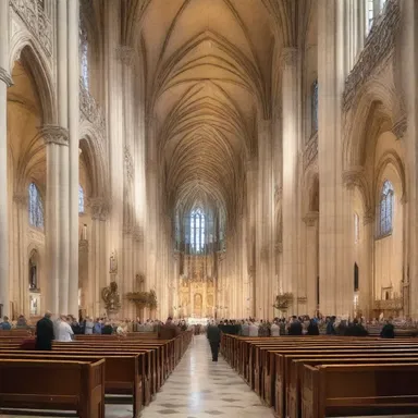 The grand cathedral's dedication ceremony marked the completion of its construction.