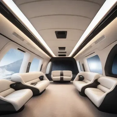 The spaceship design was streamlined to enhance its speed and performance in interstellar travel.