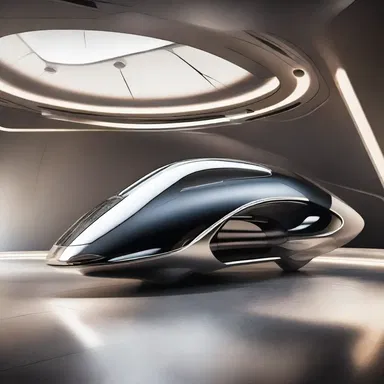 The spaceship design was streamlined to enhance its speed and performance in interstellar travel.
