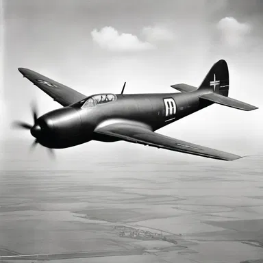 During World War II, the Germans developed the Messerschmitt Me 262 aircraft, which was one of the first jet-powered planes created with a streamlined design.