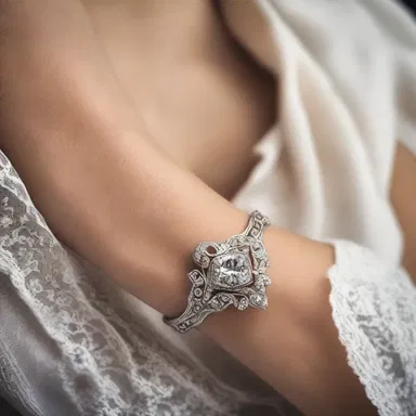 In a romantic novel, the protagonist gifted their partner a piece of jewelry that had been enhanced through nitrification, symbolizing their everlasting love.