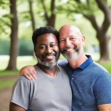 After years of being a foster parent, Mark fell in love with a fellow foster parent and they now share a romantic relationship.