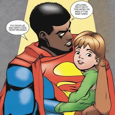 The comic book series featured a superhero who grew up with a foster parent, showcasing the unique challenges and adventures they faced together.