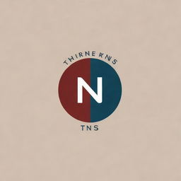 Create an aesthetically pleasing logo for a clothing store titled 'TNS'