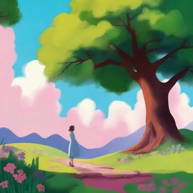 The production designer chose to use gouache for the movie's concept art to capture a whimsical and dreamy atmosphere.