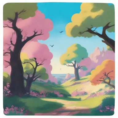 The production designer chose to use gouache for the movie's concept art to capture a whimsical and dreamy atmosphere.