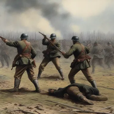During the battle, the soldiers could hear the hollo of war cries echoing across the battlefield.