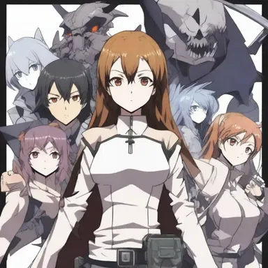 The main character in the anime holloed to gather their team for the final battle.