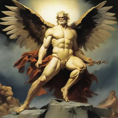 According to Greek mythology, Zeus punished Prometheus exorbitantly by chaining him to a rock and having his liver pecked out by an eagle every day.