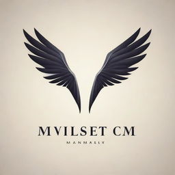 Create a sleek and dynamic logo featuring elegant, stylized wings.