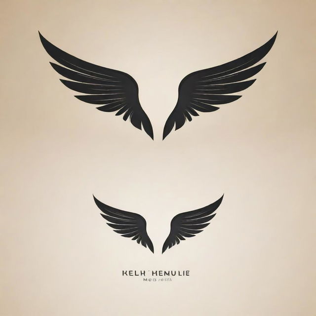 Create a sleek and dynamic logo featuring elegant, stylized wings.