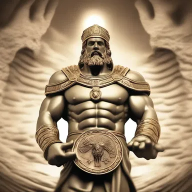 According to the mythology of ancient Greece, the gods gave the hero a paramagnetic amulet to protect him in battle.
