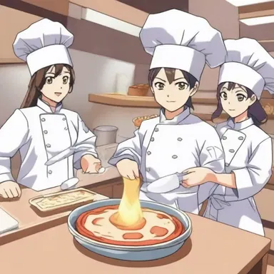In the popular anime series 'Cooking Warriors', the protagonist showcased their culinary skills by creating a perfectly baked ramequin that left everyone in awe.