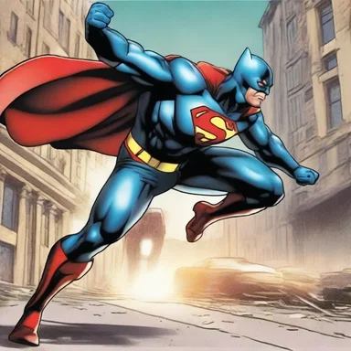 The superhero strategically placed a shiny object as a lure to distract the villain and save the innocent civilians.