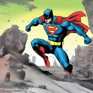 The superhero strategically placed a shiny object as a lure to distract the villain and save the innocent civilians.