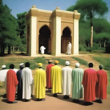 The allure of the heavenly paradise lured many followers to join the religious sect.