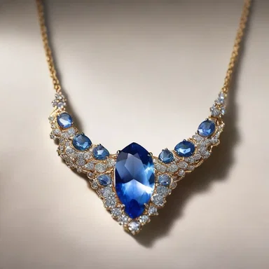 The enchanted necklace emitted a radiant glow, serving as a magical lure for those who sought its power.