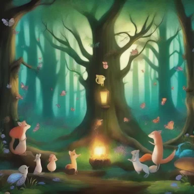 The enchanted forest was said to be filled with magical creatures that would lure wanderers astray with their mesmerizing songs.